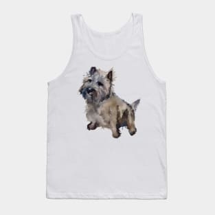 Watercolor Cairn Terrier - Dog Lovers Tank Top